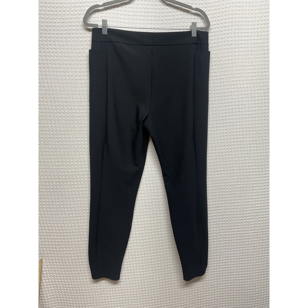 Athleta Stellar Tight Pants 12 Black Womens High Rise Legging Athletic Commuter